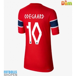 Billiga Norge Martin Odegaard #10 Hemmatröja Dam VM 2026 Kortärmad